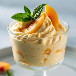 Peach Mousse (light, Creamy & Perfect For Summer)