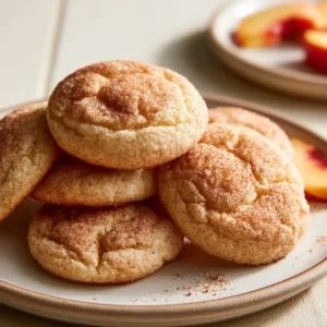 Peach Snickerdoodles