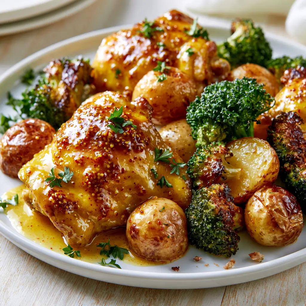 Spicy Baked Honey Mustard Chicken For Sunday Meal Prep