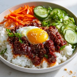Spicy Korean Beef Rice Bowl For Healthy Meal Prep
