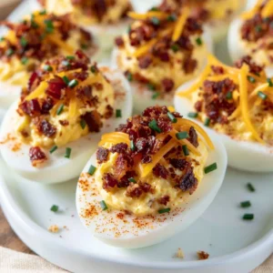 Ultimate Loaded Deviled Eggs Recipe