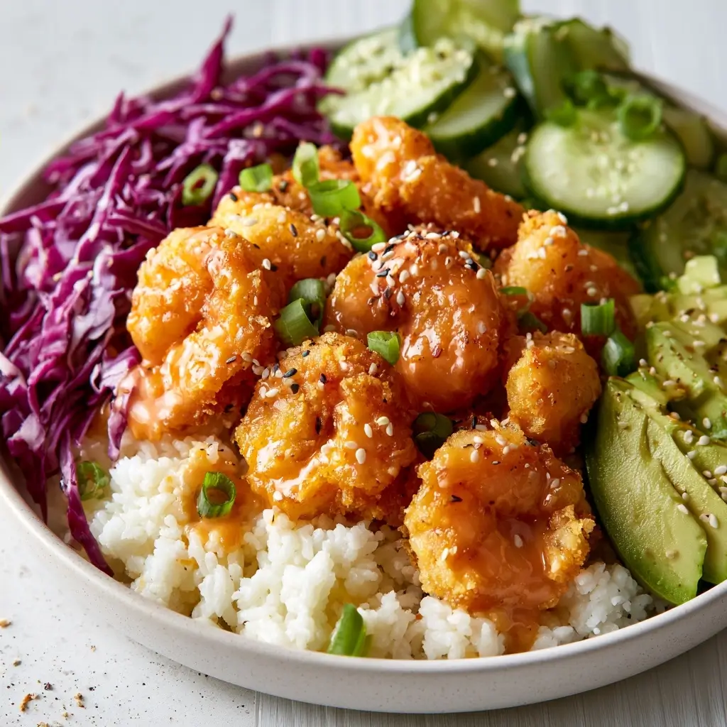 Bang Bang Shrimp Bowl For Quick Meal Prep