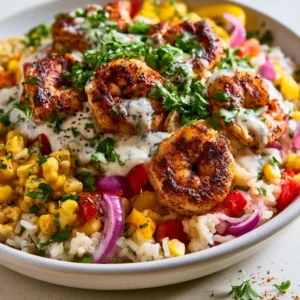 Cajun Shrimp Bowl For Quick Dinner Meal Prep