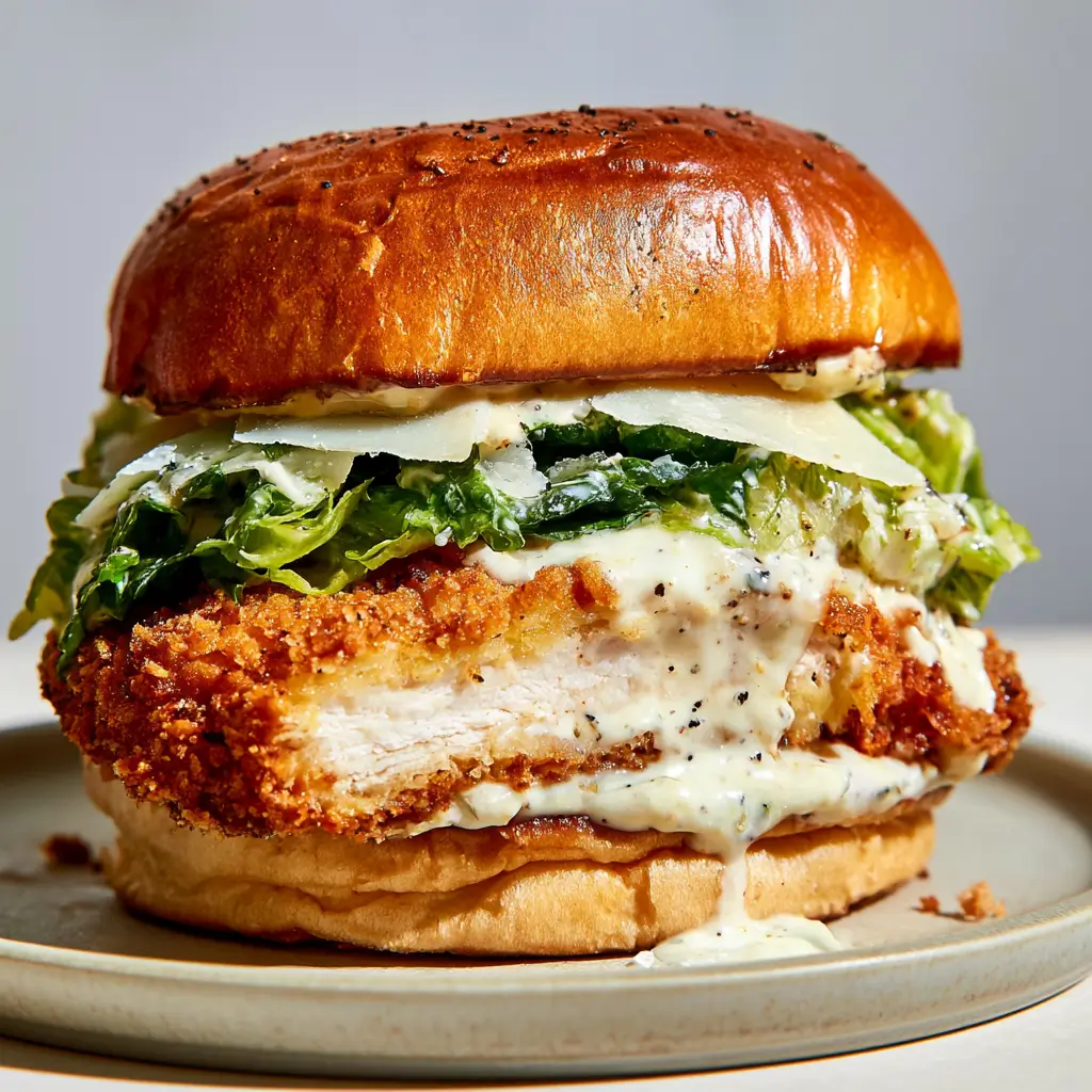 Crispy Chicken Caesar Sandwich