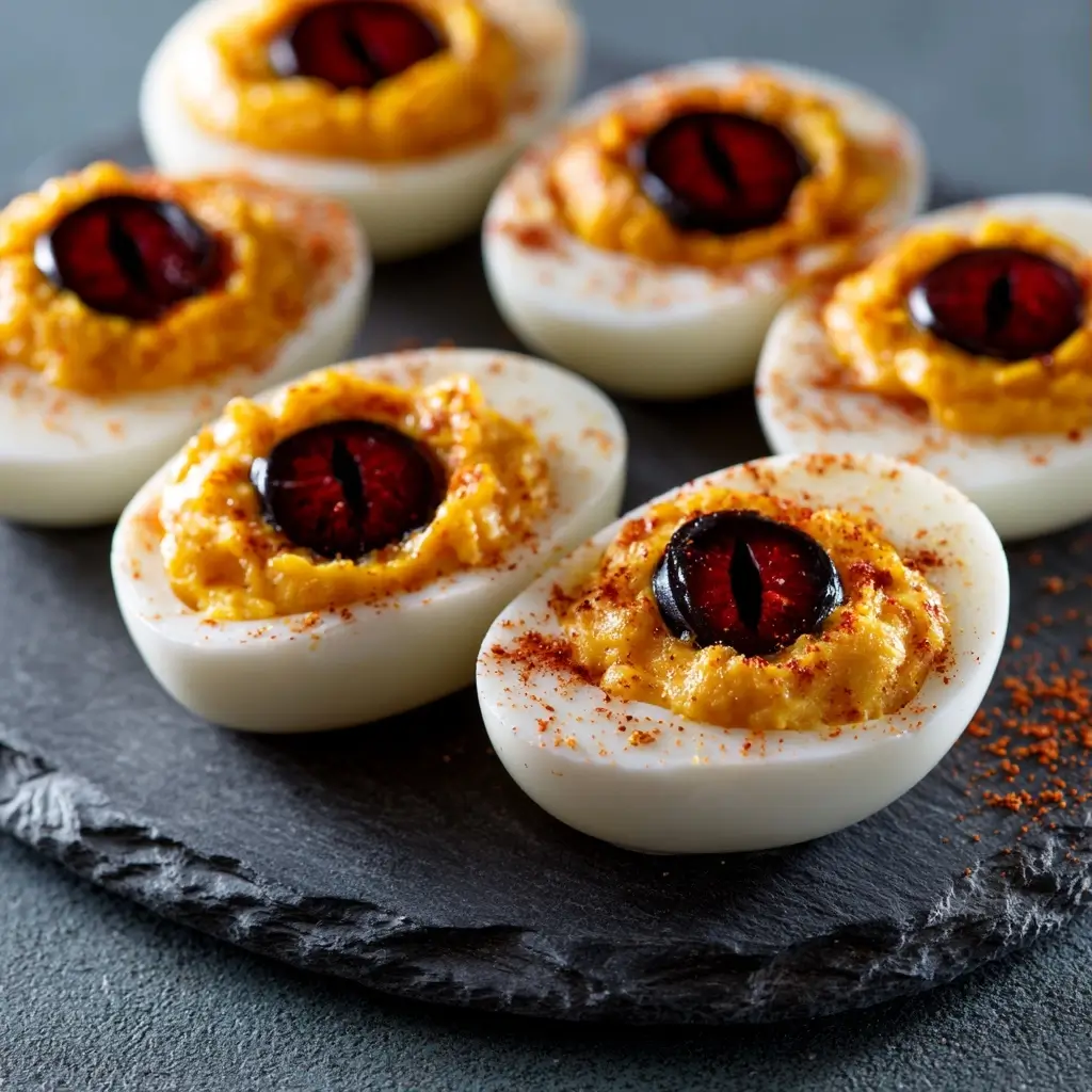 Dragon Eye Deviled Eggs