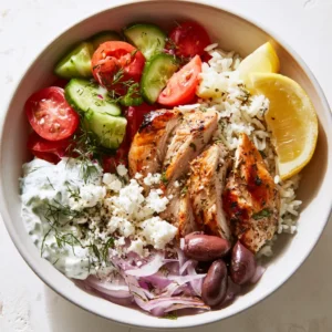 Greek Chicken Bowls