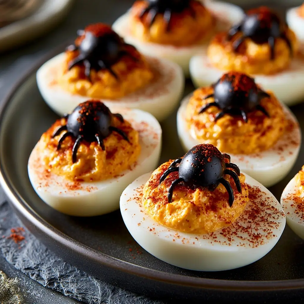 Halloween Deviled Eggs