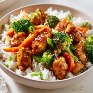 Honey Sesame Chicken For Weekly Meal Prep Bowls