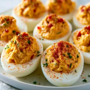 Pimento Cheese Deviled Eggs For Labor Day Platters