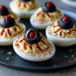 Spooky Eyeball Deviled Eggs