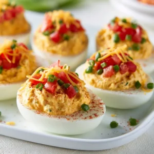 Taco Ranch Deviled Eggs For Game Day Snacks