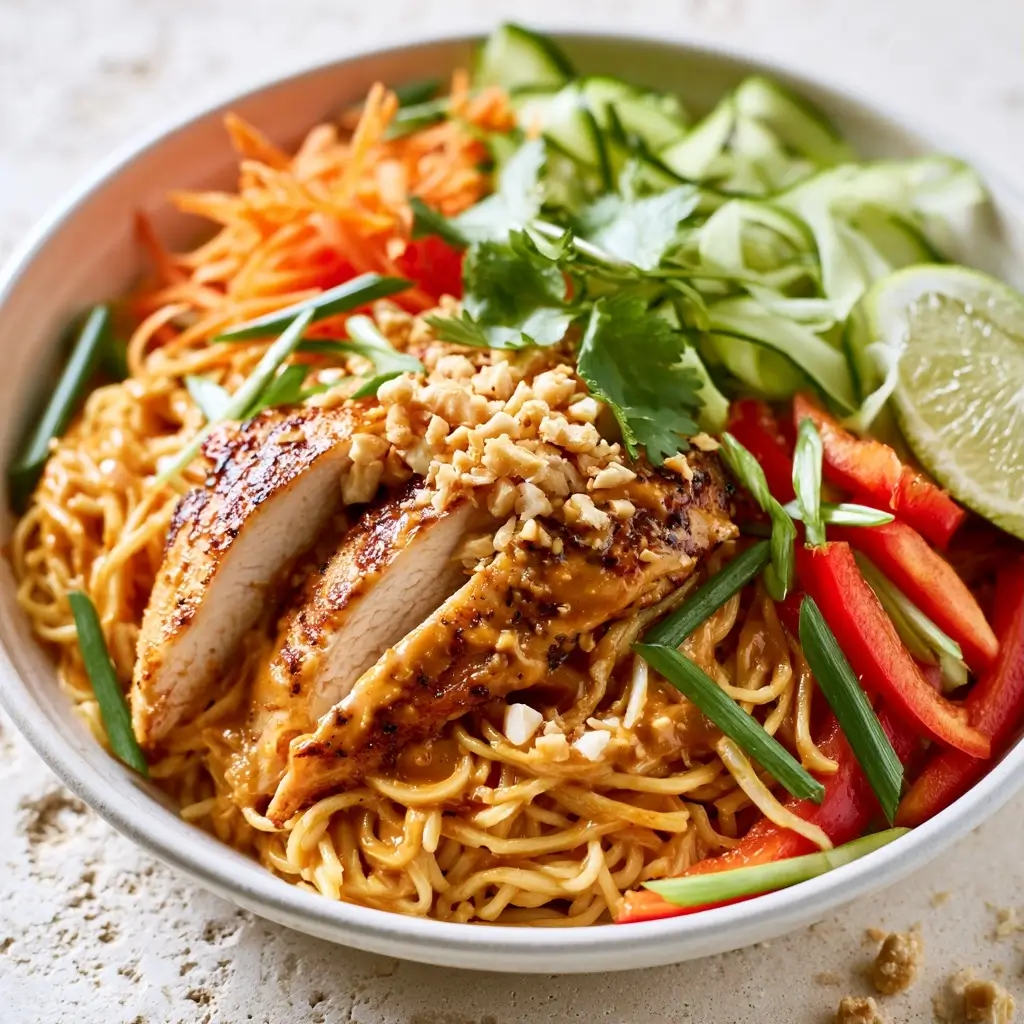 Thai Peanut Noodle Bowl