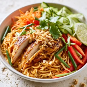 Thai Peanut Noodle Bowl
