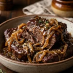 4-Ingredient French Onion Crock Pot Pot Roast