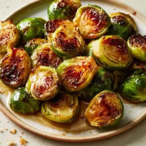Cider Glazed Brussels Sprouts