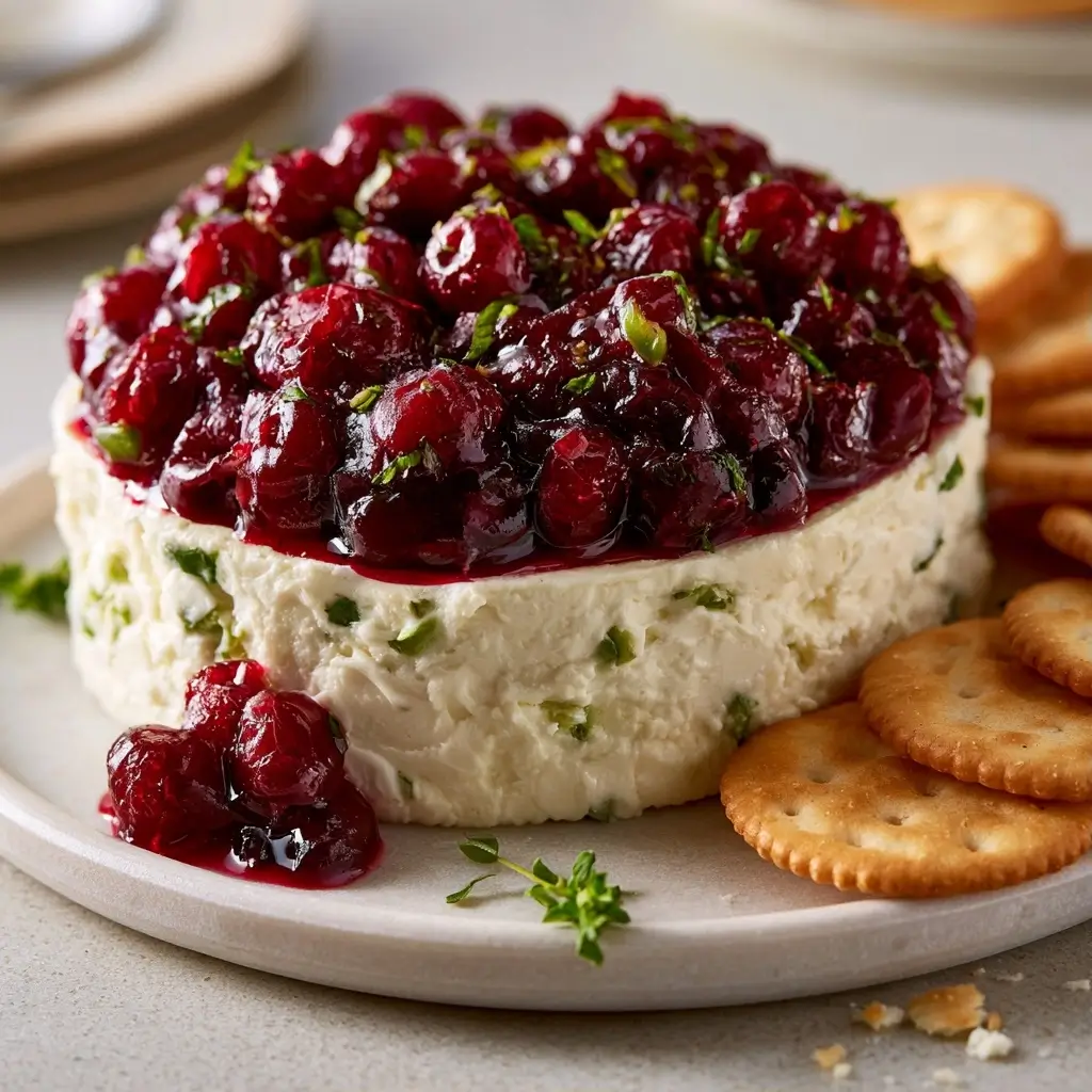 Cranberry Jalapeno Dip For Thanksgiving Table