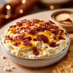 Creamy Bacon Cheddar Dip For Thanksgiving