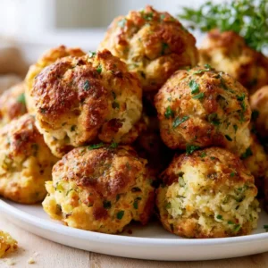 Grandma Dots Stuffing Balls For Thanksgiving