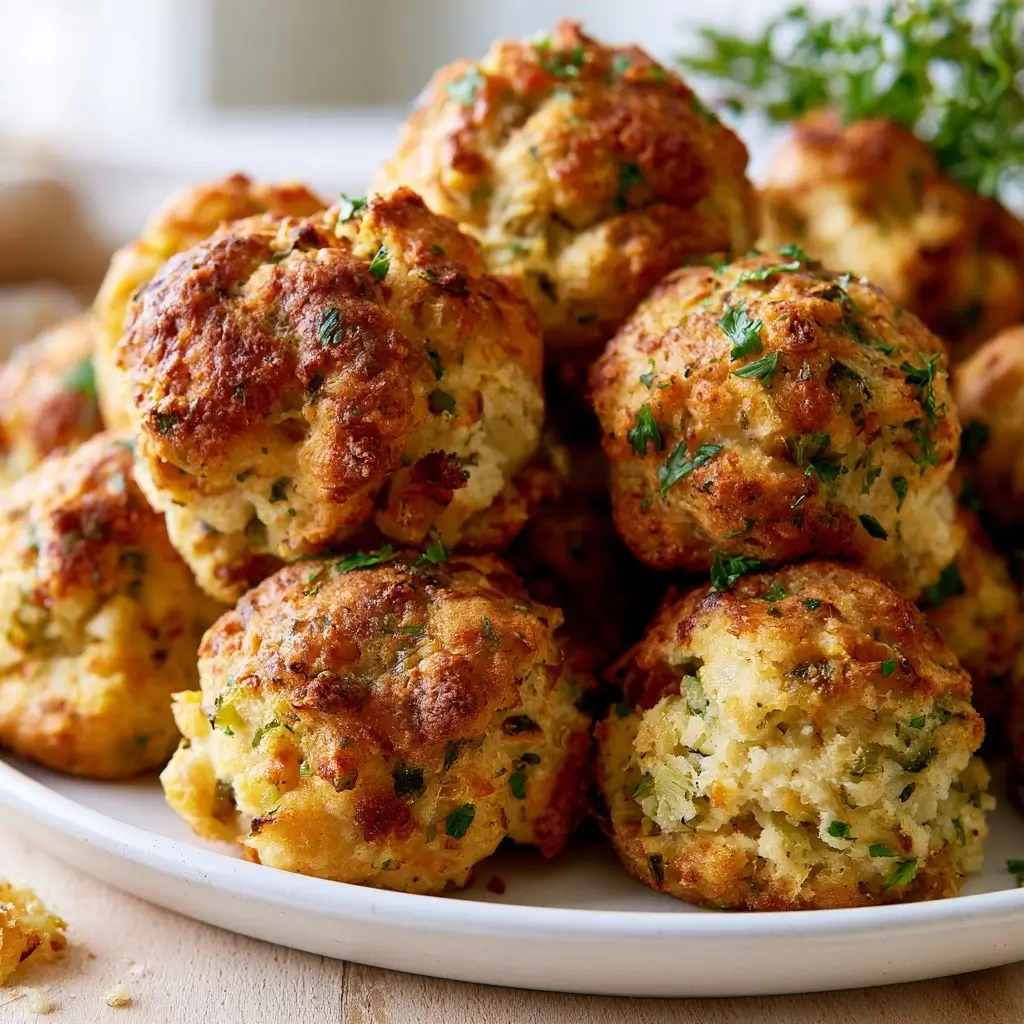 Grandma Dots Stuffing Balls For Thanksgiving