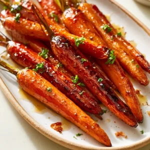 Honey Balsamic Roasted Carrots
