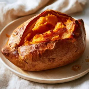 Perfect Baked Sweet Potato Easy Veggie Side Dish For Thanksgiving