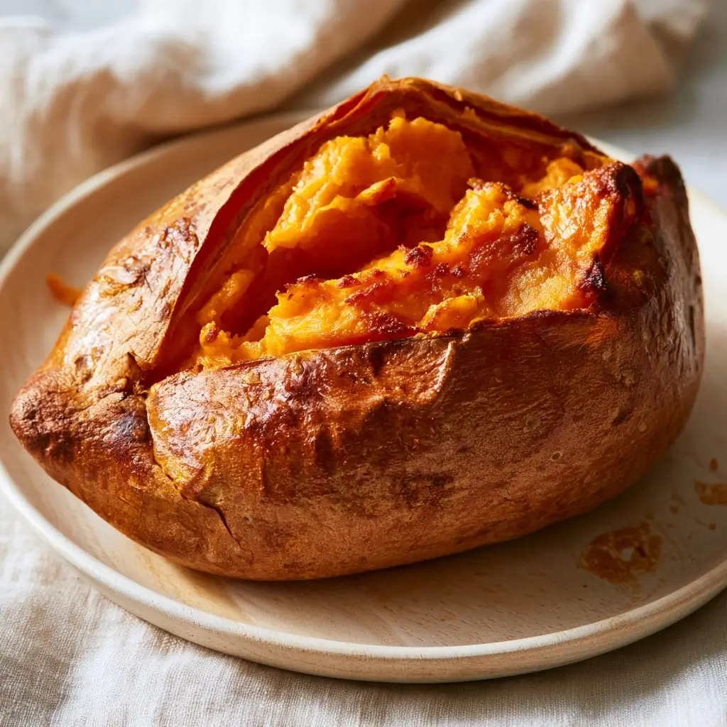 Perfect Baked Sweet Potato Easy Veggie Side Dish For Thanksgiving