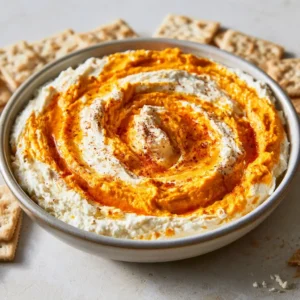 Pumpkin Whipped Feta Dip For Thanksgiving