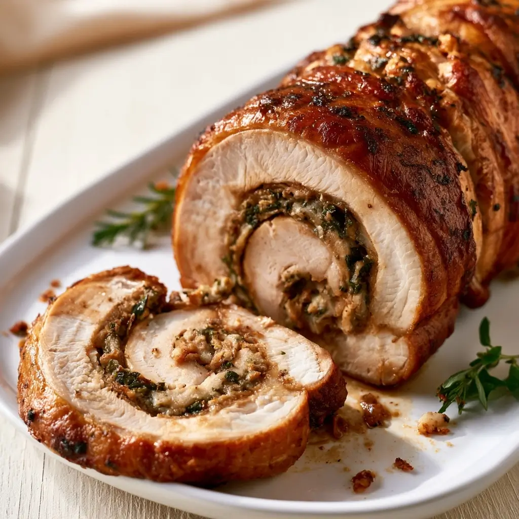 Smoked Turkey Roulade Recipe