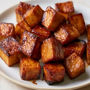 Sweet And Smoky Brown Sugar Glazed Tofu For Your Vegan Thanksgiving Or Christmas Table | Vegan Holiday Recipes