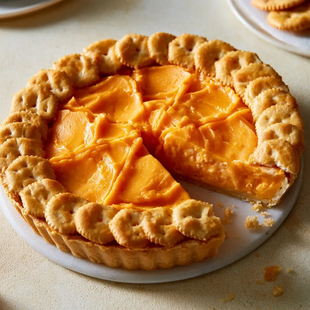 Thanksgiving Pumpkin Pie Cheese And Crackers Appetizer Idea