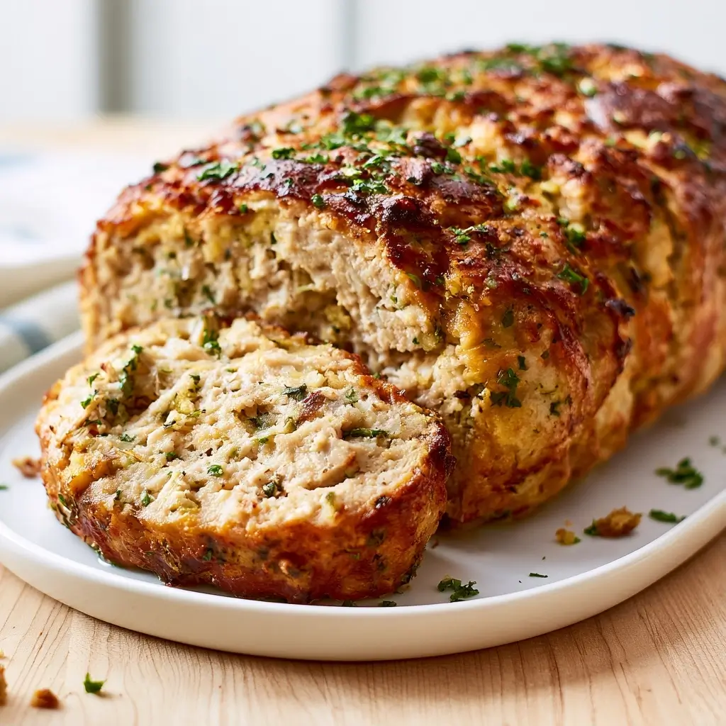 Turkey Stuffing Meatloaf | Cozy Family Thanksgiving Dinner