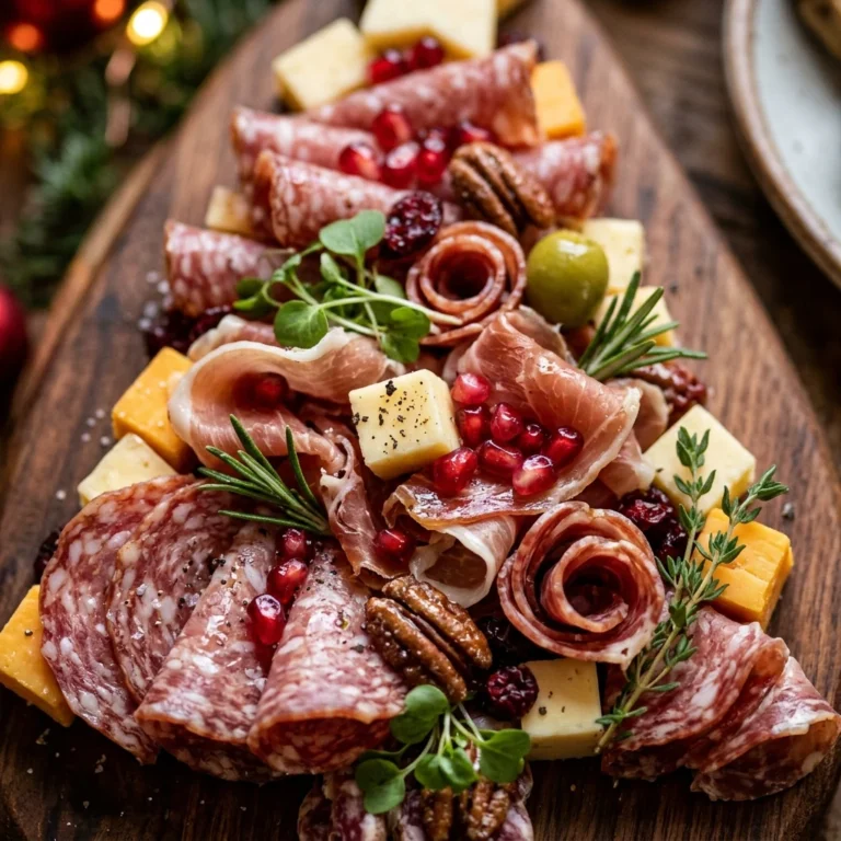 Christmas Tree Shaped Charcuterie