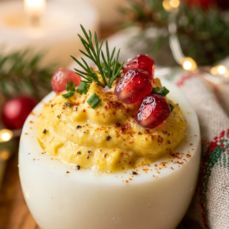 Deviled Eggs for Christmas