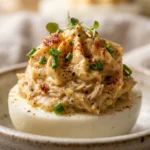 Leftover Turkey Deviled Eggs