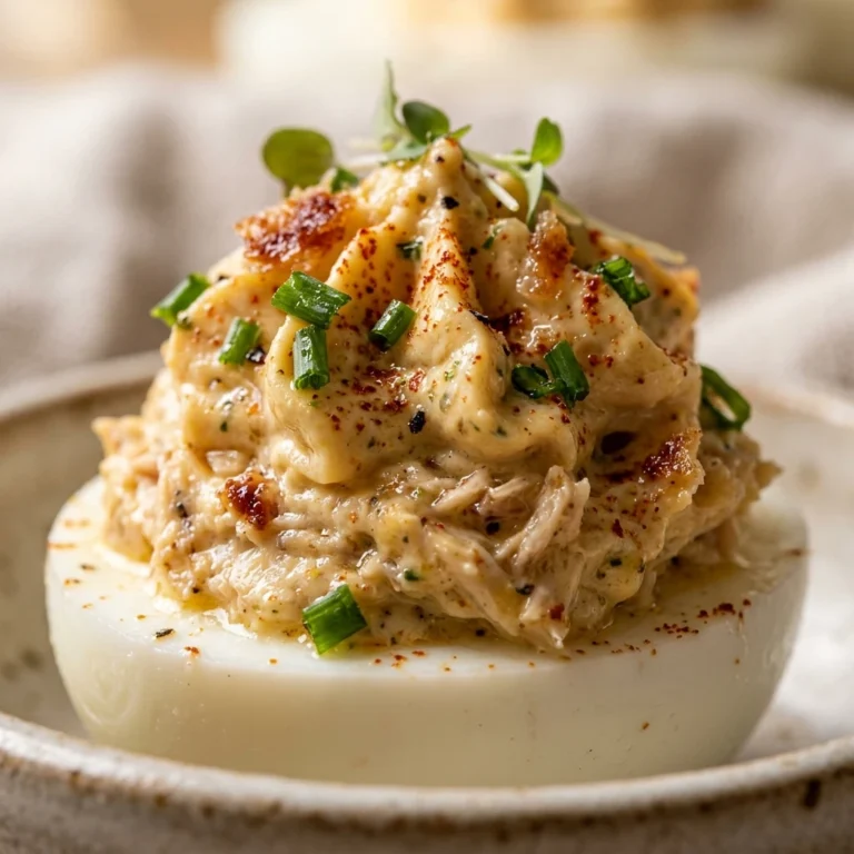 Leftover Turkey Deviled Eggs