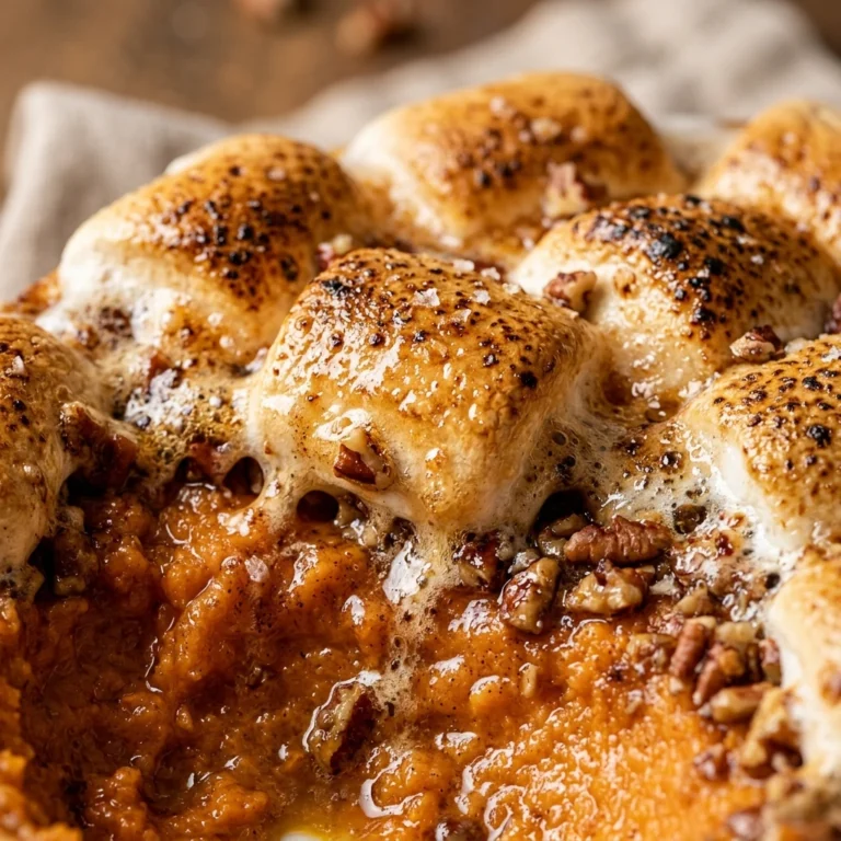 Sweet Potato Casserole with Marshmallows